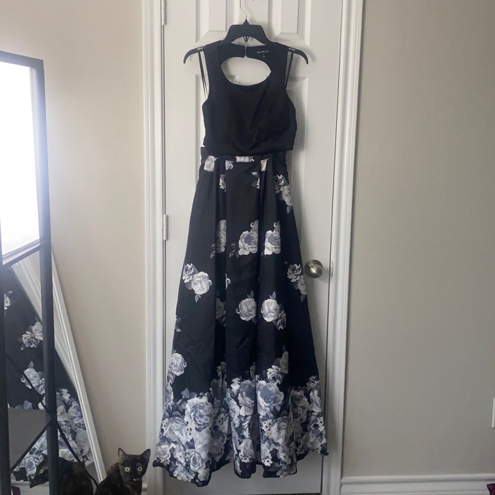 2 piece prom dress